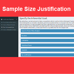 Sample Size Justification App